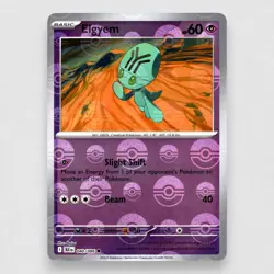 Elgyem (Poke Ball Pattern) 040/086 SV: Black Bolt Holo Common Pokemon TCG NM - Image 1