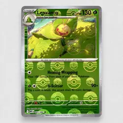 Leavanny (Poke Ball Pattern) 003/086 SV: White Flare Holo Uncommon Pokemon TCG N - Image 1