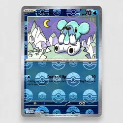 Cubchoo (Poke Ball Pattern) 025/086 SV: Black Bolt Holo Common Pokemon TCG NM - Image 1