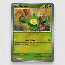 Budew (Poke Ball Pattern) 004/131 SV: Prismatic Evolutions Holo Pokemon TCG - Image 1
