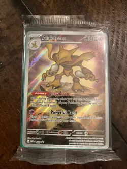 Alakazam MEP 009 Promo Mega Evolutions NM-MT In Hand Pokemon TCG - Image 1