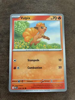 Vulpix 019 /132 - Mega Evolution - Pokemon - NM/M - Image 1