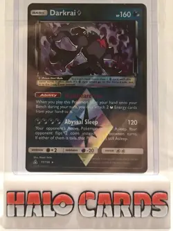 PACK FRESH Pokemon Darkrai Prism - 2018 -Sun & Moon - Ultra Prism - 77/156 - HF - Image 1