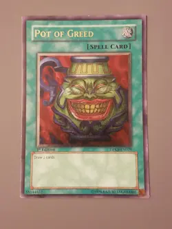 Yugioh POT OF GREED DPKB-EN029 Ultimate Rare 1st Edition MP - Image 1