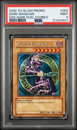 Yugioh Dark Magician Secret Rare Dark Duel Stories Promo DDS-002 PSA 9 Mint - Image 1