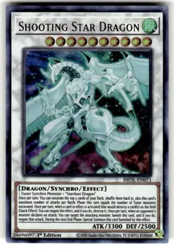 Yugioh Shooting Star Dragon BROL-EN071 Ultra Rare 1st Ed NM - Image 1