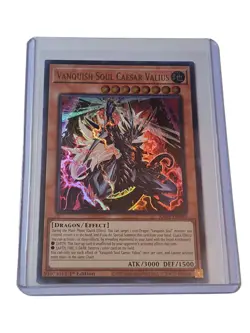 🔥Yugioh! Vanquish Soul Caesar Valius - RA04-EN046 - Secret Rare - 1st Edition🔥 - Image 1
