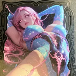 Goddess Story Gold METAL Card - Serial Number #/200! Anime Waifu Anime Girl - Image 2