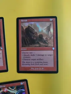 Faithless Looting, Abrade,Cursed Mirror MTG x3 red Card. - Image 4