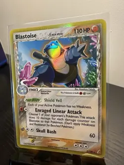 Pokemon TCG Blastoise EX Crystal Guardians Holo Rare Card 2/100 Delta Species - Image 2