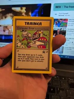 Computer Error Card WOTC Black Star Promo 16 Near Mint Pokemon - Image 1