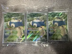 Pokemon TCG Snorlax 051 SV Scarlet & Violet 151 Promo Card Lot SEALED [X3] - Image 1