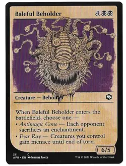 MTG Baleful Beholder Showcase Adventures in the Forgotten Realms (AFR) Card #311 - Image 1