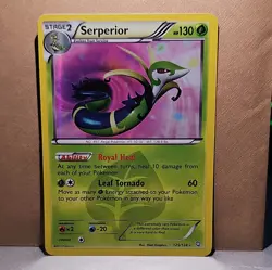 Serperior 125/124 Dragons Exalted Secret Rare Pokemon TCG Card USA English - Image 1