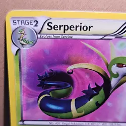 Serperior 125/124 Dragons Exalted Secret Rare Pokemon TCG Card USA English - Image 2