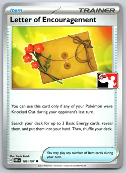 Letter of Encouragement Uncommon Prize Pack Series Cards 189/197 NM - Image 1