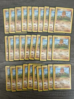 Pokemon Card Diglett 47/102 Base Set Error Fighting Symbol Misprint X30 - Image 1