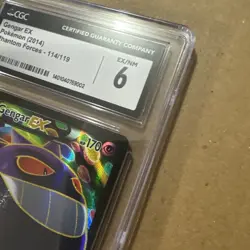 CGC 6 Gengar EX 2014 Phantom Forces 114/119 Ultra Rare Holo Pokemon Card - Image 5