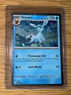 Glaceon - Cosmos Holo - Prismatic Evolutions 025/131 Pokemon Card NM - Image 1