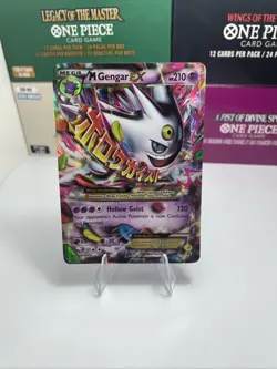 Pokemon TCG Mega Gengar EX Black Star Promo Card XY166 HP - Image 1