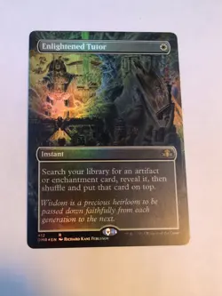 Enlightened Tutor (Borderless) Dominaria Remastered Foil NM!!! - Image 1