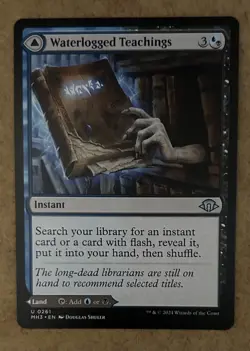 Waterlogged Teachings/Inundated - Modern Horizons 3 - NM MTG - Image 1