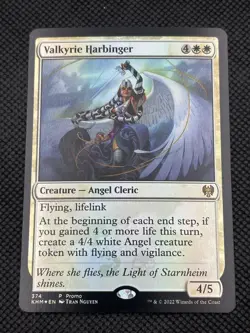 Valkyrie Harbinger #374 Foil Media Promos NM MTG - Image 1