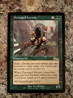 Deranged Hermit Urza's Legacy Rare MTG #101 1999 Magic the Gathering 🔥 - Image 1