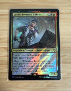 Locke, Treasure Hunter (Surge Foil) Commander: Final Fantasy Surge Foil NM - Image 1