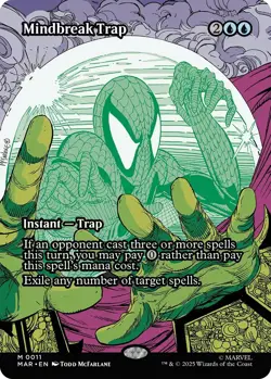 MTG Marvel Spider-Man - Mindbreak Trap Borderless NM - Image 1