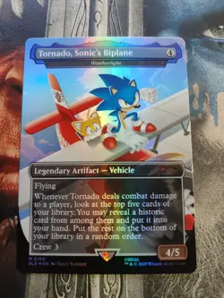 Tornado, Sonic's Biplane - Weatherlight (Rainbow Foil) Secret Lair Drop Foil - Image 1