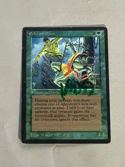 MTG Erhnam Djinn Arabian Nights Magic the Gathering - Image 1