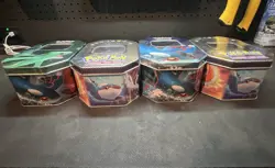 Vintage Pokemon Tins (4) - EX Deck Collectors Tins - 2004 - *EMPTY/NO CARDS* - Image 1