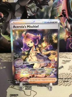 Acerola’s Mischief Pokemon Mega Evolution 183/132 SIR PACK FRESH - Image 1