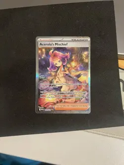 Pokemon TCG Mega Evolutions Acerola’s Mischief SIR 183/132 Near Mint Pack Fresh - Image 1