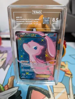 Mew RC24 Legendary Treasures Radiant Collection TAG 8.5 Pokemon *Free Shipping* - Image 1