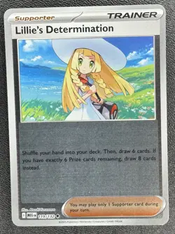 Lillie's Determination (Reverse Holo) 119/132 Uncommon Pokemon Mega Evolution - Image 1
