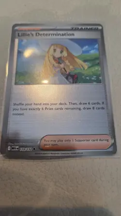 X2 Lillie's Determination (Reverse Holo) 119/132 Pokemon Mega Evolution +1 - Image 3