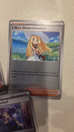 X2 Lillie's Determination (Reverse Holo) 119/132 Pokemon Mega Evolution +1 - Image 4