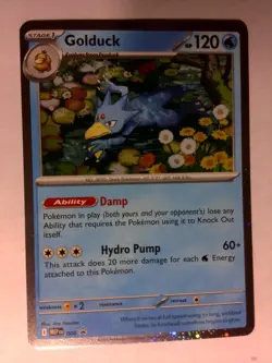 Pokemon Golduck 008 Mega Evolution Promo - Image 1