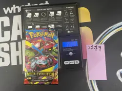 22.89g VERY HEAVY Mega Evolution Pokemon Sealed Booster Pack New SIR/HRU - Image 1
