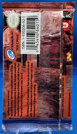 2004 Pokemon EX Team Magma Vs Team Aqua Houndoom Art Booster Pack FACTORY SEALED - Image 2