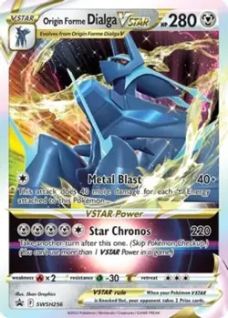NM-Mint Origin Forme Dialga VSTAR - SWSH256 - SWSH Black Star Promos Pokemon SWS - Image 1