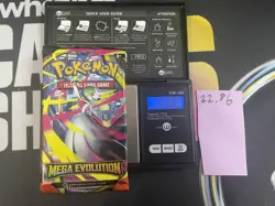 22.86g VERY HEAVY Mega Evolution Pokemon Sealed Booster Pack New SIR/HRU - Image 1