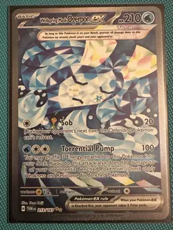 Pokemon Wellspring Mask Ogerpon ex 213/167 Sv06: Twilight Masquerade Holo - Image 1