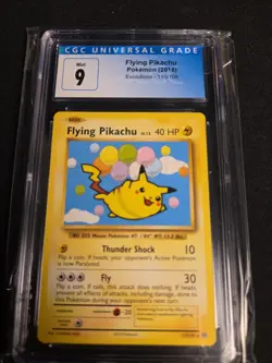 Pokemon CGC 9 Flying Pikachu 110/108 Rare XY Evolutions - Image 1