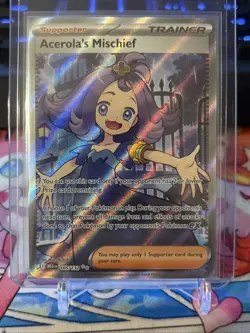 Acerola's Mischief 165/132 Pokemon Mega Evolution Full Art NM - Image 1