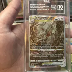 Pokemon Hisuian Zoroark VSTAR GG56 Crown Zenith 2023 TAG 10 Gem Mint - Image 4