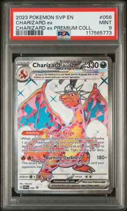 2023 Pokemon SVP EN ~ Charizard EX ~ Premium Collection ~ PSA 9 - Image 1