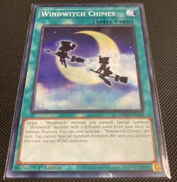 Yu-Gi-Oh! 3X Windwitch Core (Chimes, Freeze Bell, Blizzard Bell, Refrain) 1st Ed - Image 2